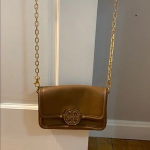 brown Tory Burch bag